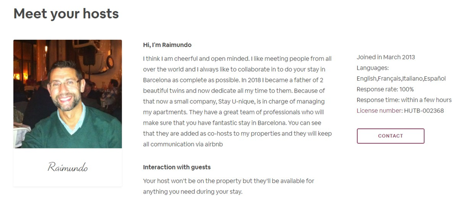 user profiles airbnb