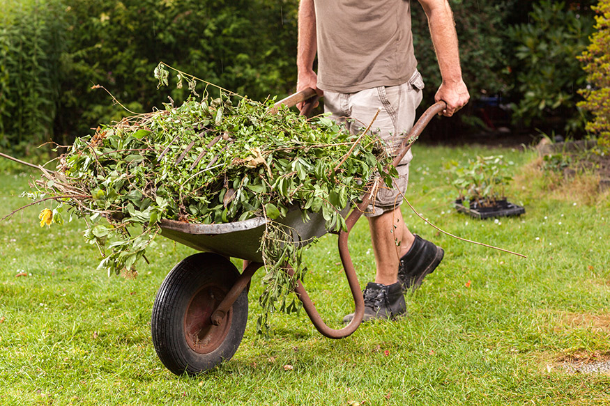 what is yard waste used for