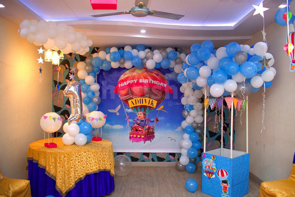 Hanging decorations for birthday party