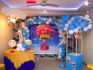 Hanging decorations for birthday party