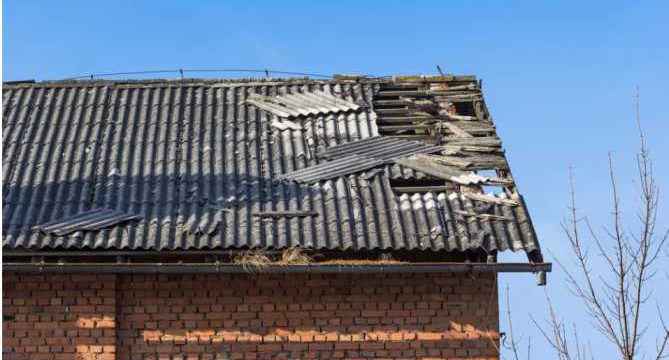 how to deal with storm damage of roof